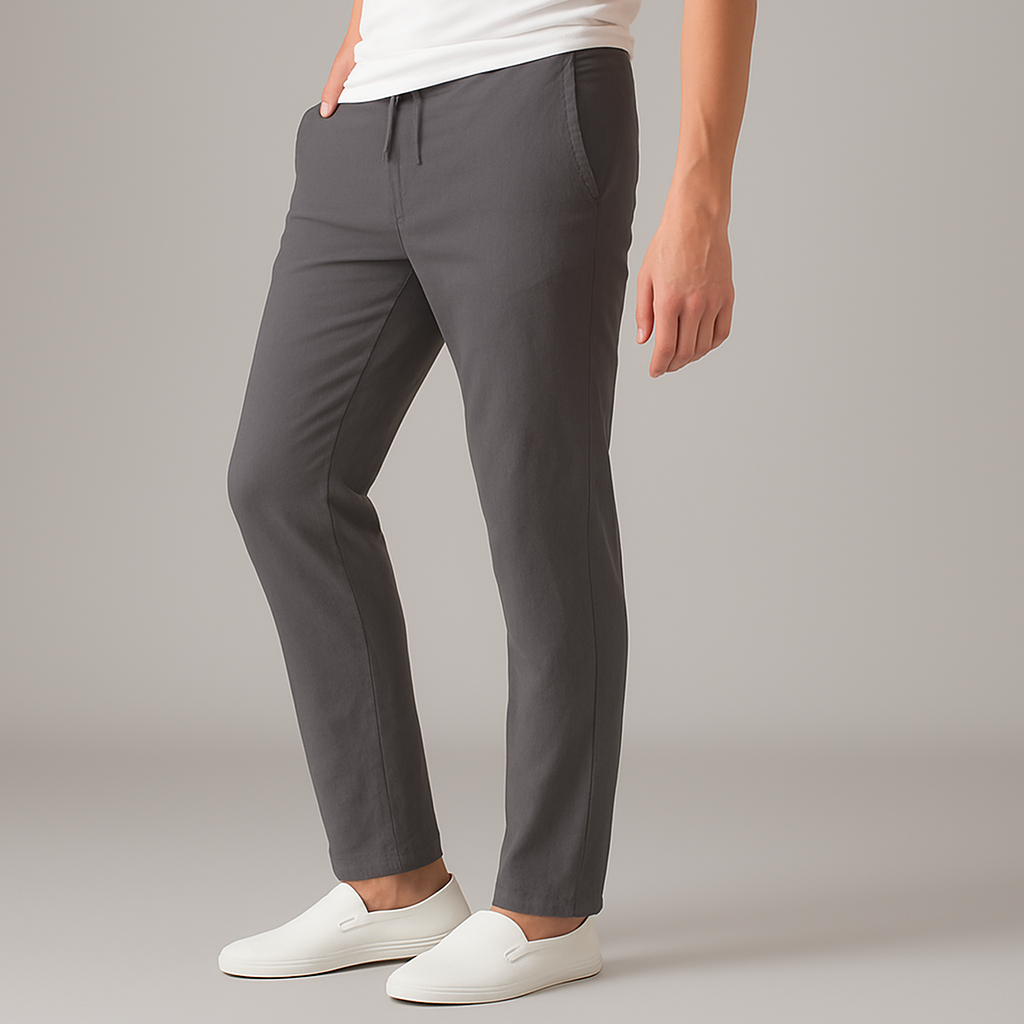 Linen Pants – Men's Drawstring Casual Trousers | Arden
